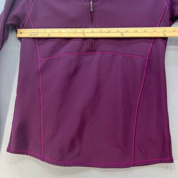 Columbia Women's Omni-Wick Half Zip Pullover Size Large Burgundy - Picture 10 of 13